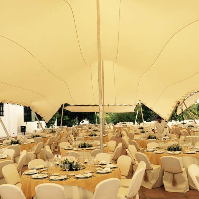 complementos carpa alquiler beduina boda Top Tent