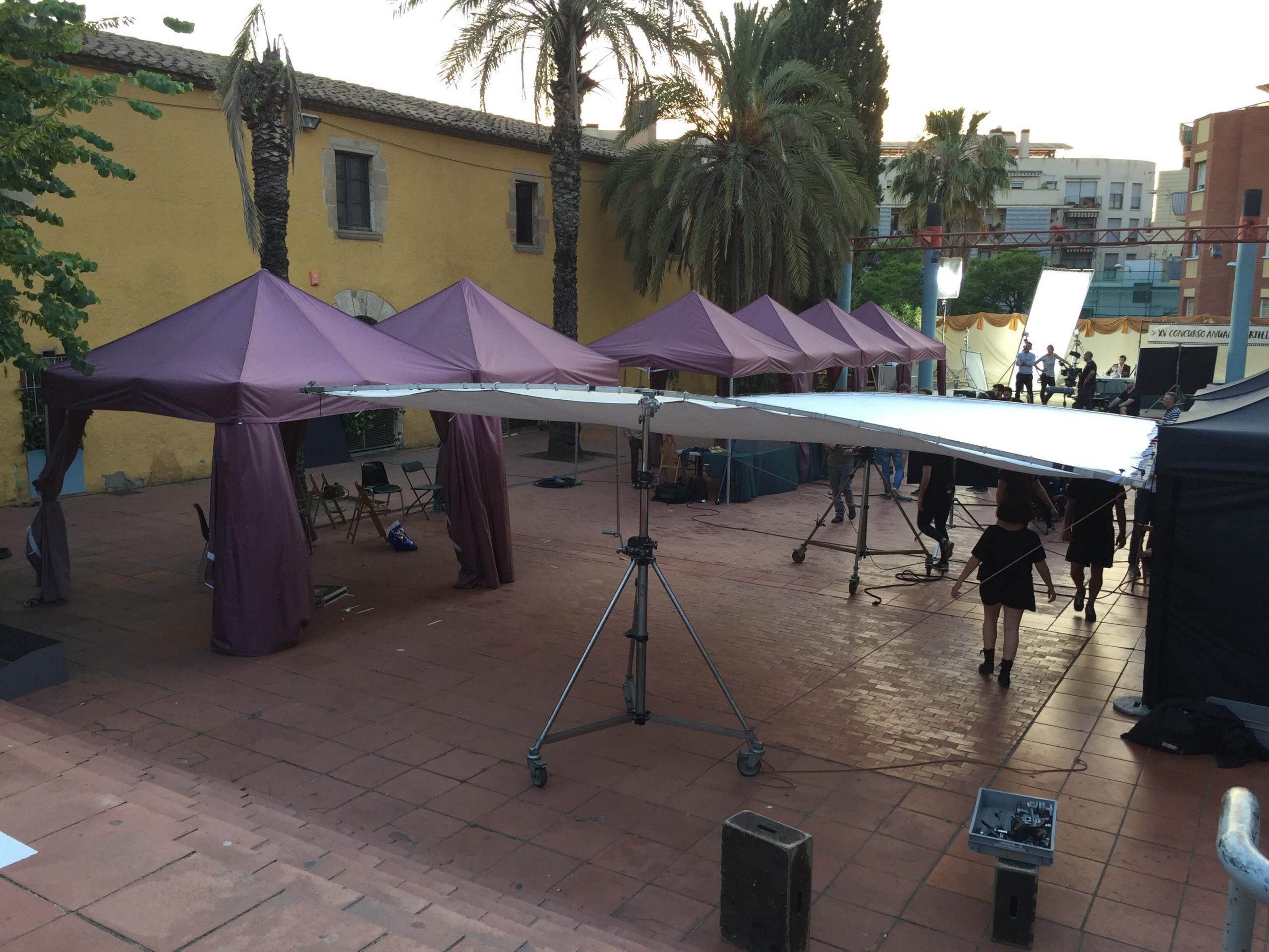 alquiler carpas plegables eventos multitudinarios barcelona