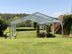 carpa pabellón transparente alquiler