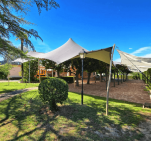 carpa beduina con naturaleza zaragoza