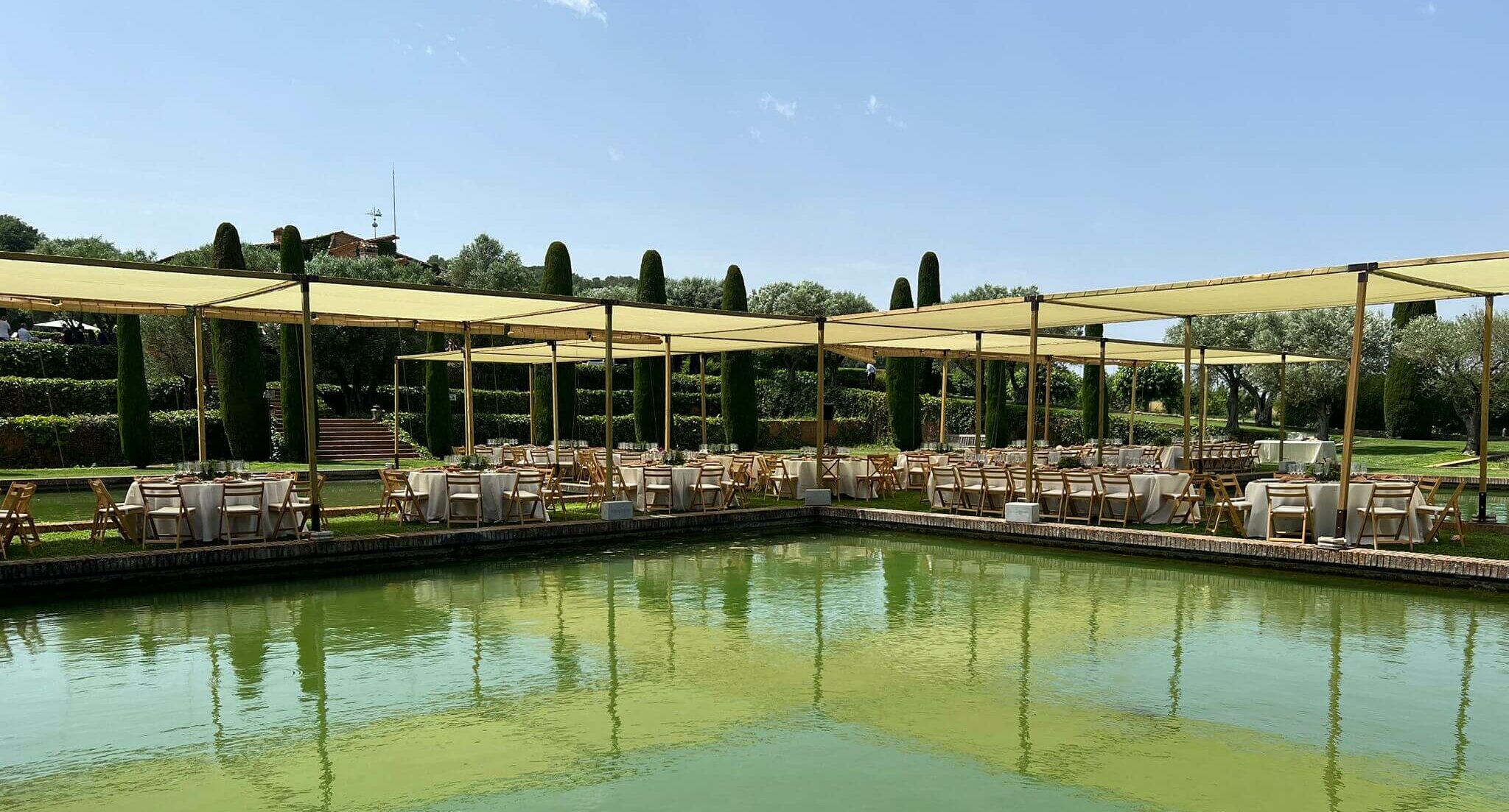 Pergolas madera alquiler